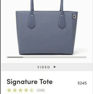 Dagne Dover Classic Signature Tote (Oynx, Graphite)